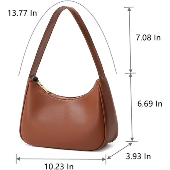 Shoulder Bags for Women - Brown - Picture 3 of 8